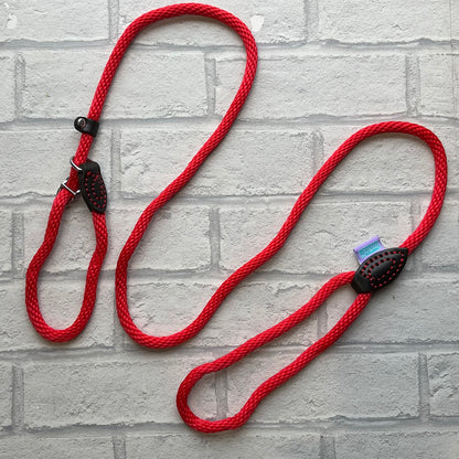 Slip Leads Soft Touch Rope Red