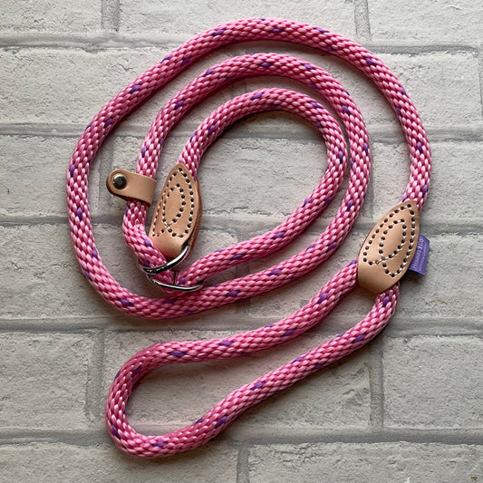 Slip Leads Soft Touch Rope Pink