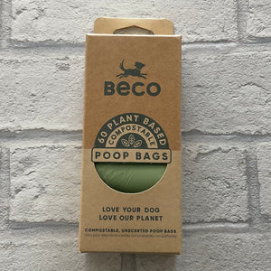 60 Compostable Beco Poop Bags