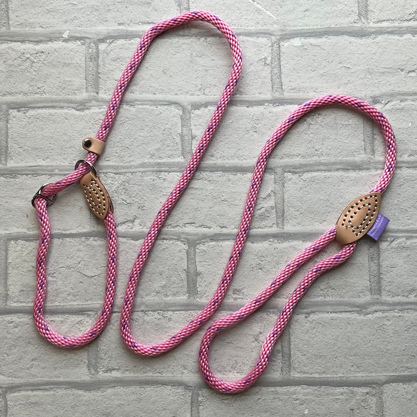 Slip Leads Soft Touch Rope Pink