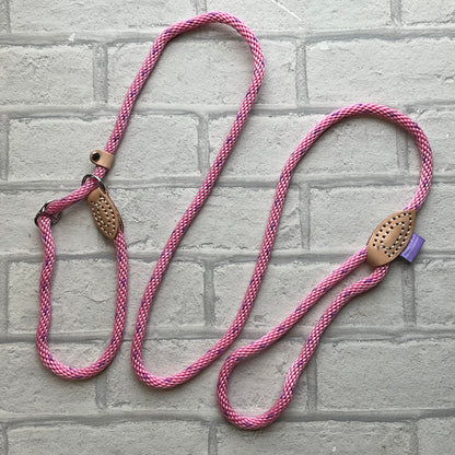 Slip Leads Soft Touch Rope Pink