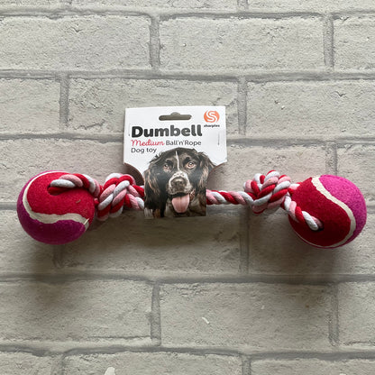 Dumbell Ball ‘n’ Rope Toy