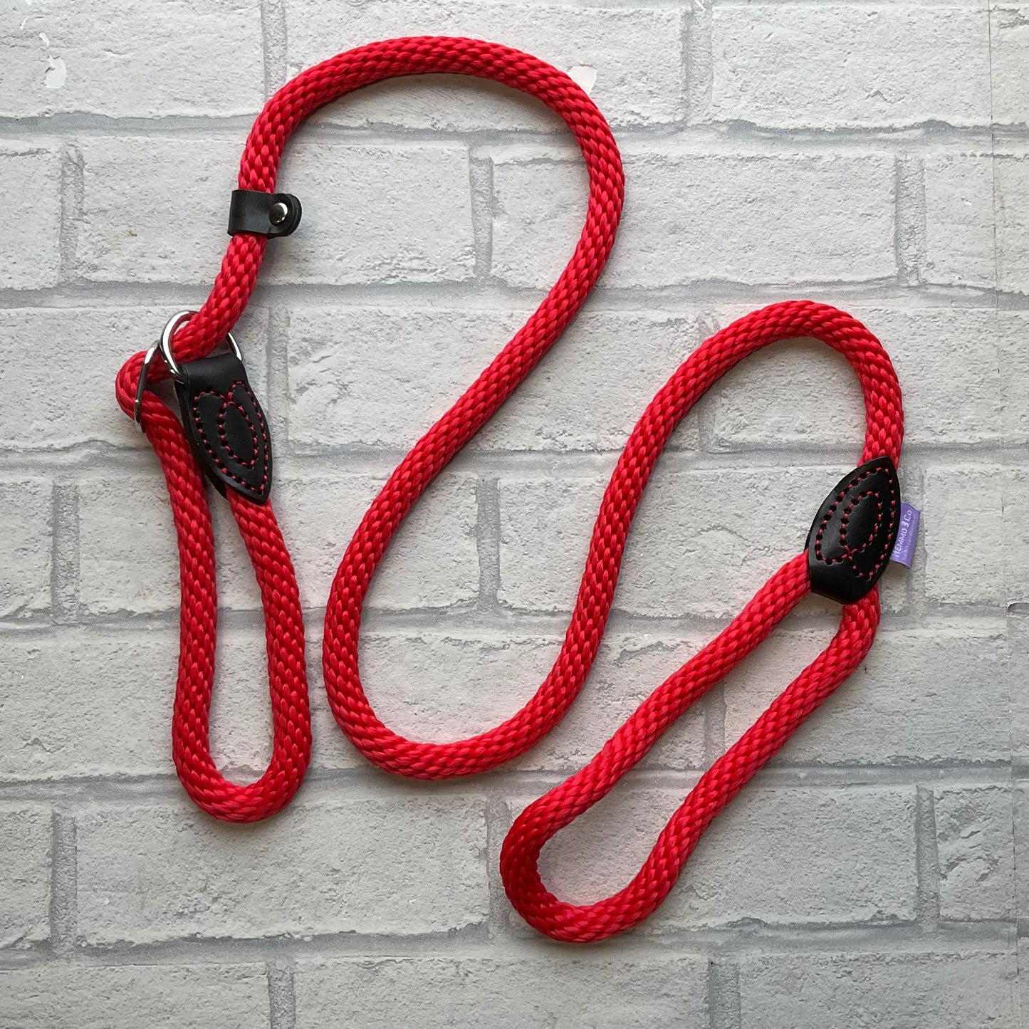 Slip Leads Soft Touch Rope Red