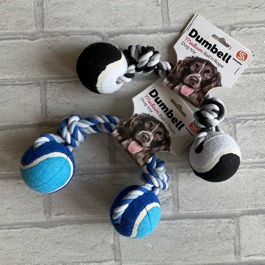 Dumbell Ball ‘n’ Rope Toy