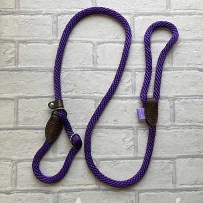 Slip Leads Soft Touch Rope Purple