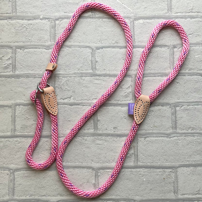 Slip Leads Soft Touch Rope Pink
