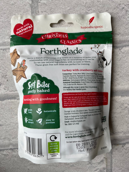 Forthglade Turkey with Cranberry Soft Bites Treats