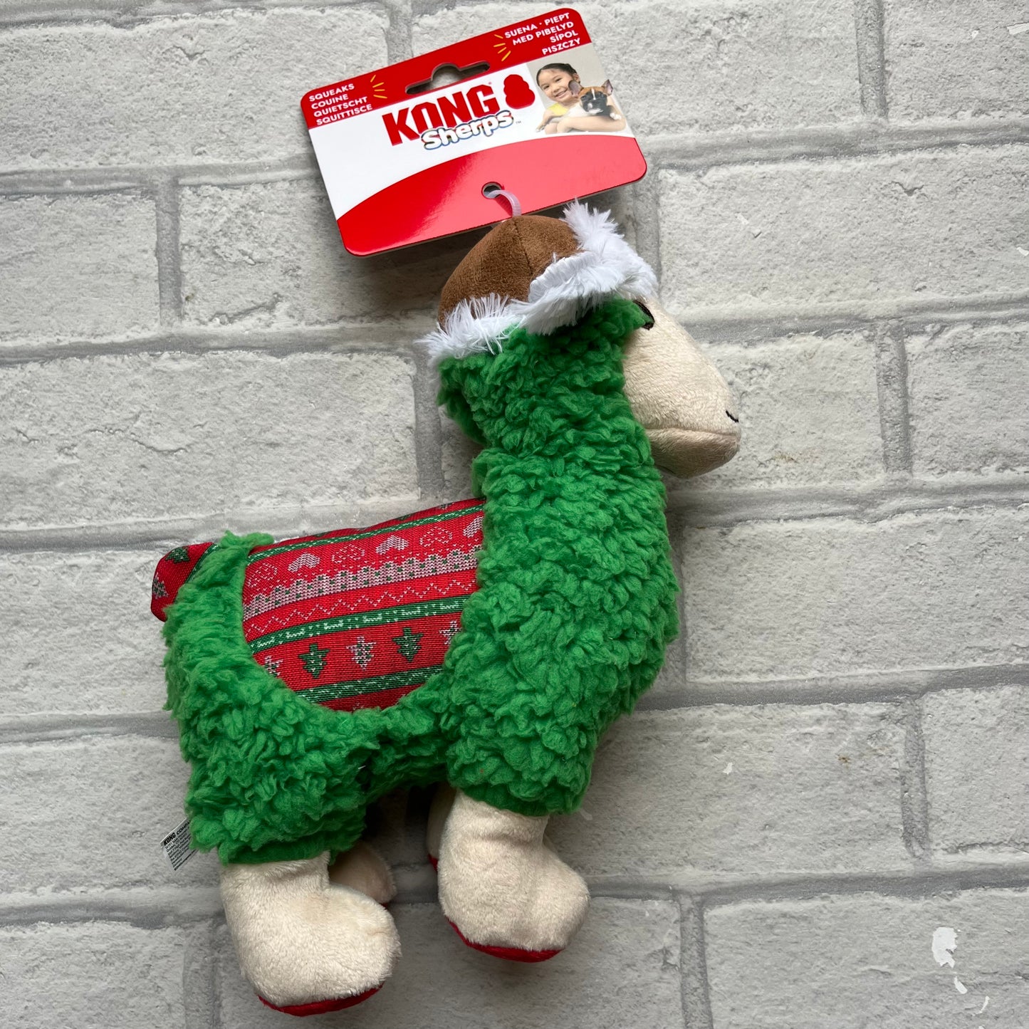 Christmas Kong Sherps Llama