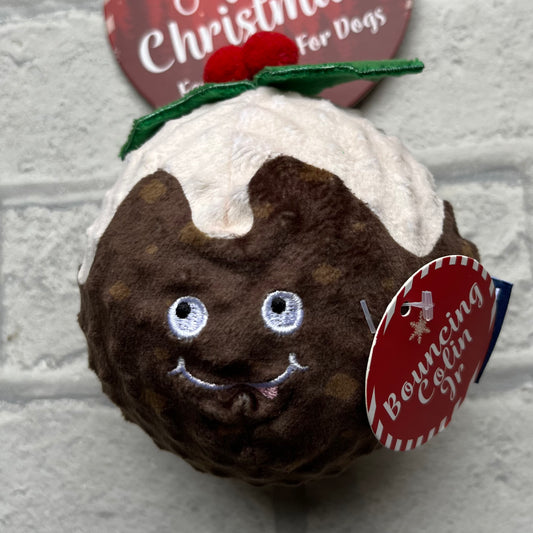 Bouncing Colin Christmas Pudding Christmas Toy
