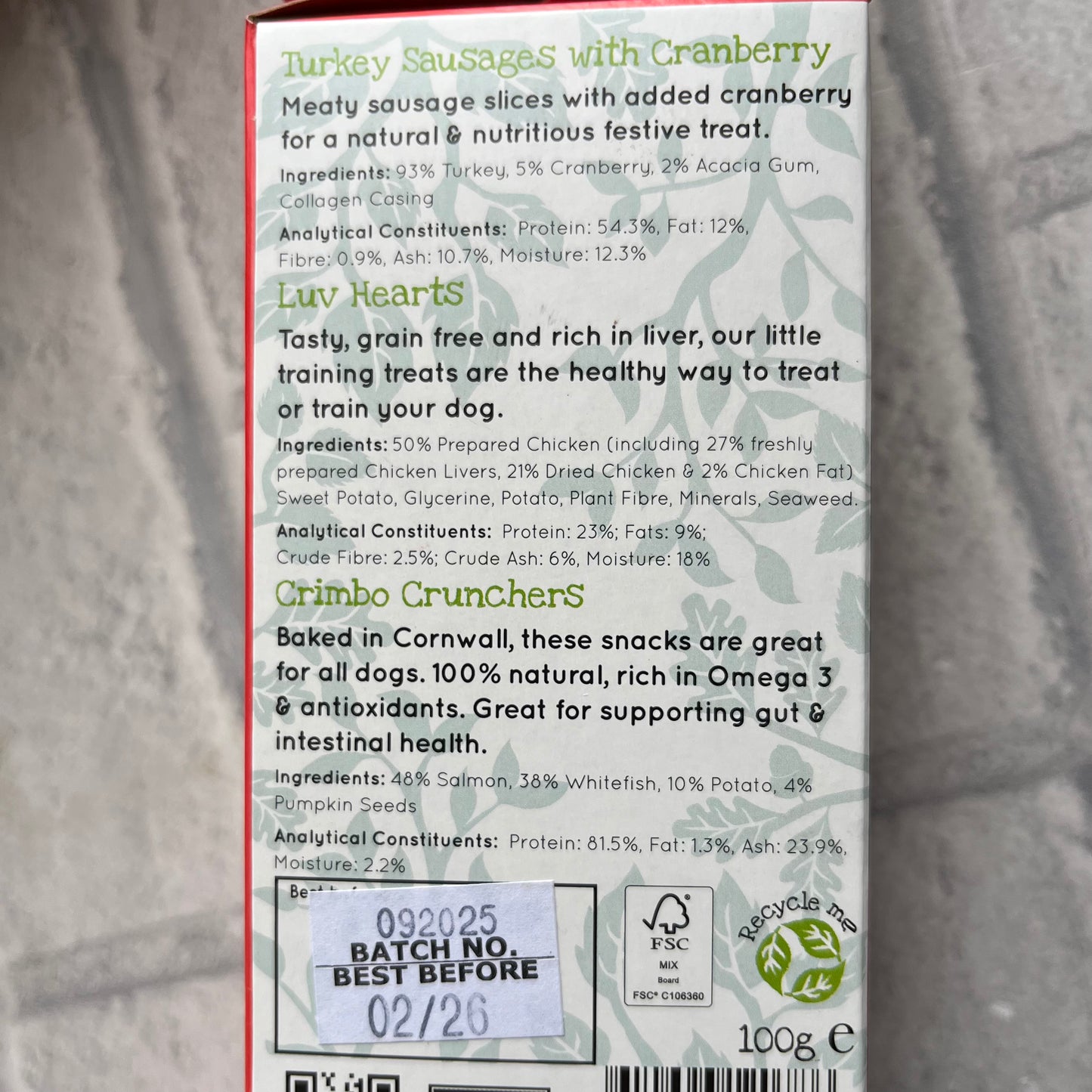 Christmas Cracker - Green & Wilds