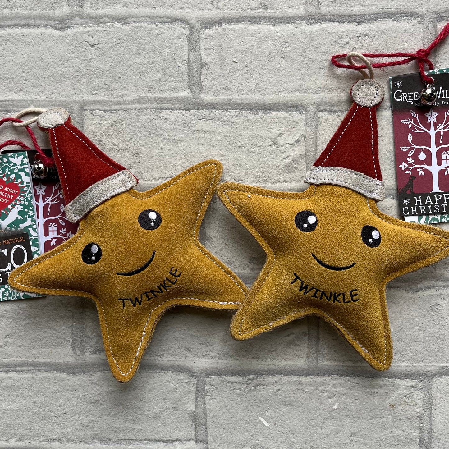 Twinkle the Star Christmas Eco Dog Toy - Green and Wilds