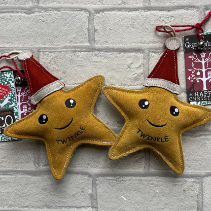 Twinkle the Star Christmas Eco Dog Toy - Green and Wilds