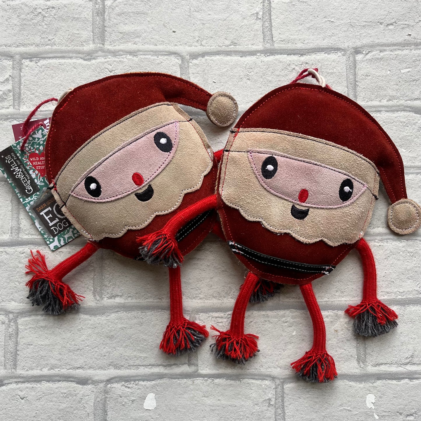 Chris Christmas Christmas Eco Dog Toy - Green and Wilds