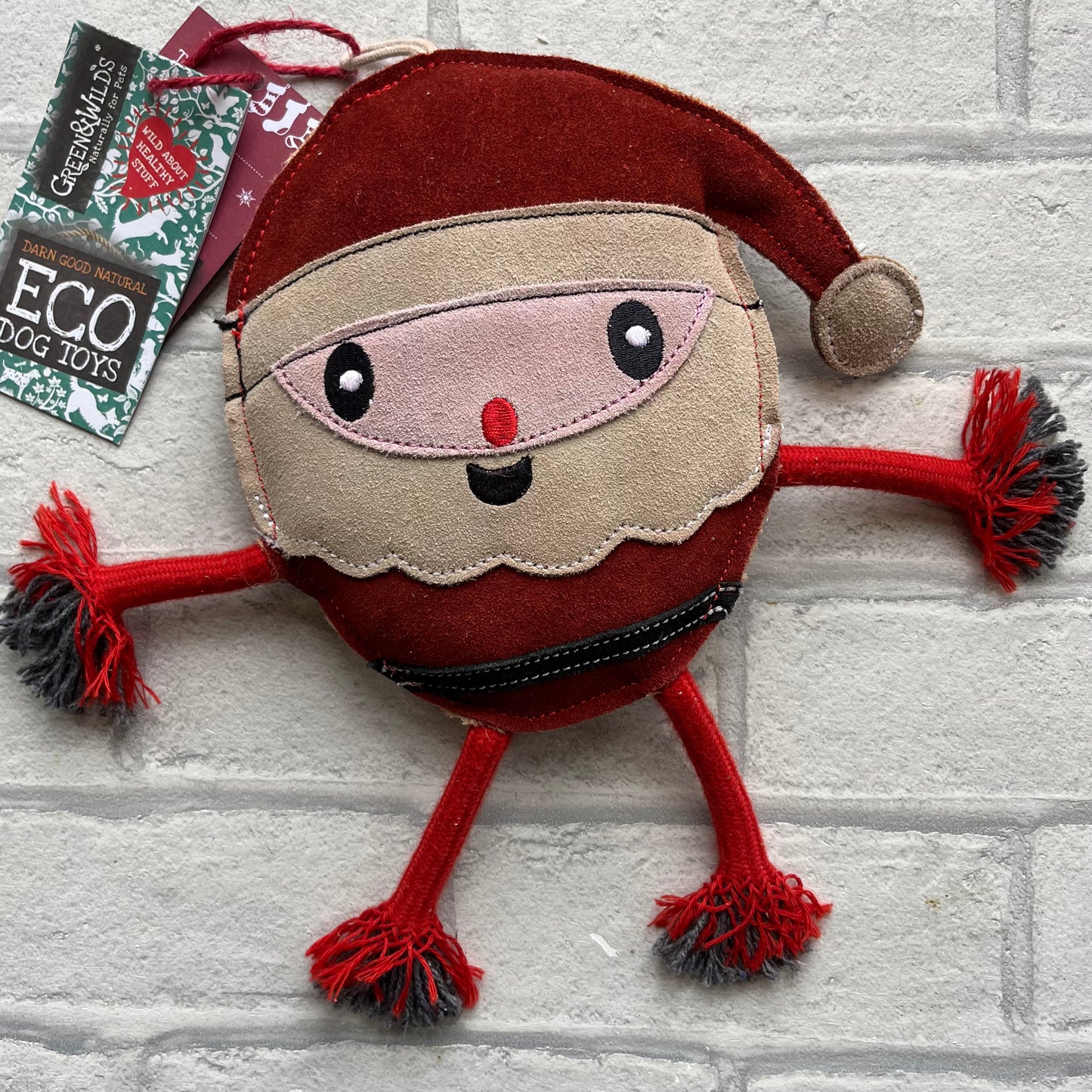 Chris Christmas Christmas Eco Dog Toy - Green and Wilds