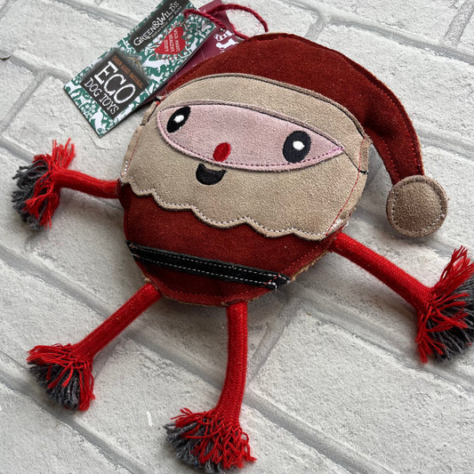 Chris Christmas Christmas Eco Dog Toy - Green and Wilds
