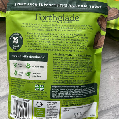 Forthglade Chicken with Duck Natural Soft Bite Treats
