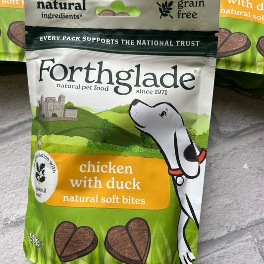 Forthglade Chicken with Duck Natural Soft Bite Treats