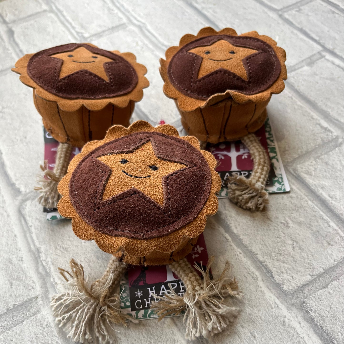 Merry the Mince Pie Christmas Eco Dog Toy - Green and Wilds