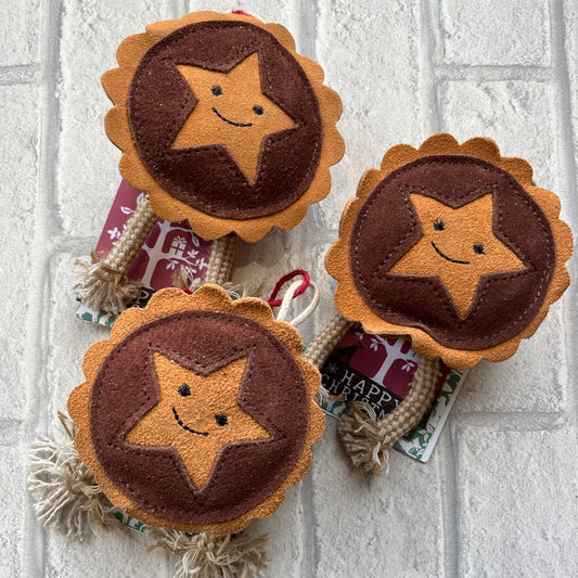 Merry the Mince Pie Christmas Eco Dog Toy - Green and Wilds