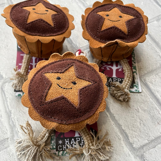 Merry the Mince Pie Christmas Eco Dog Toy - Green and Wilds