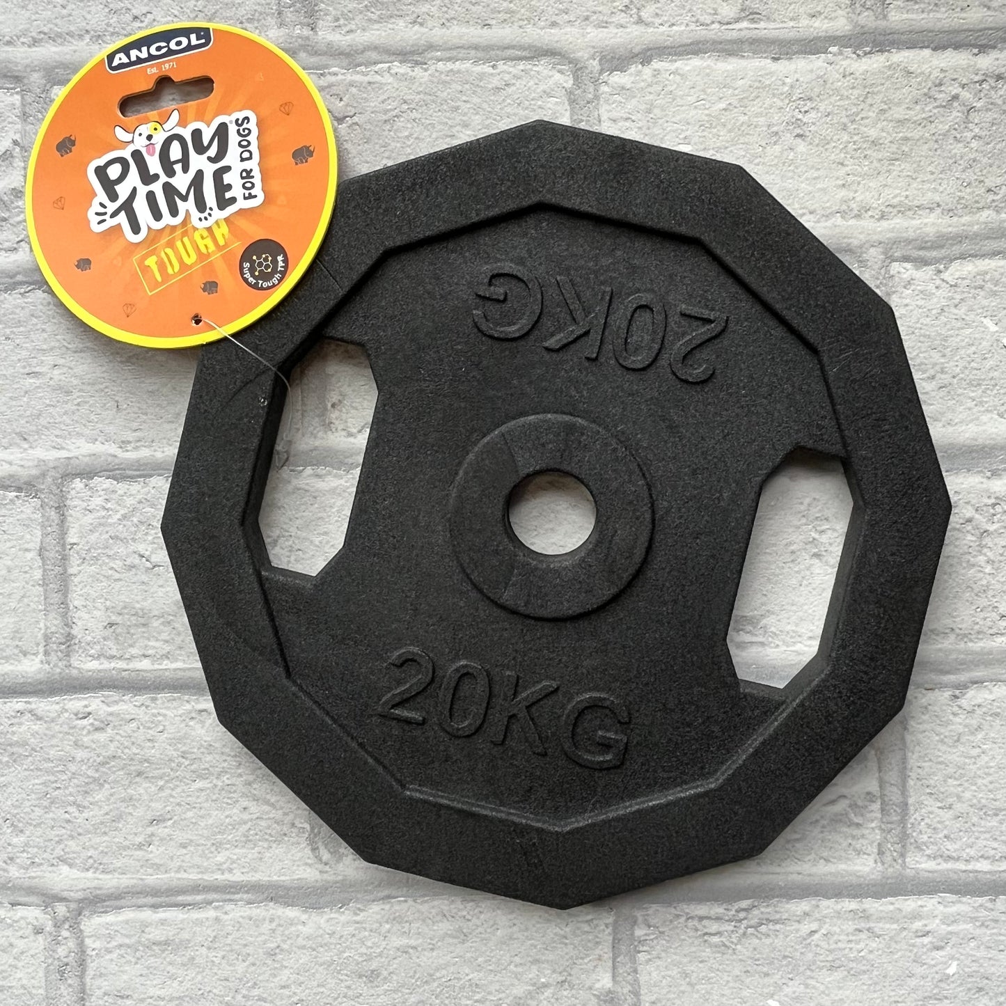 Tough Barbell Plate Toy