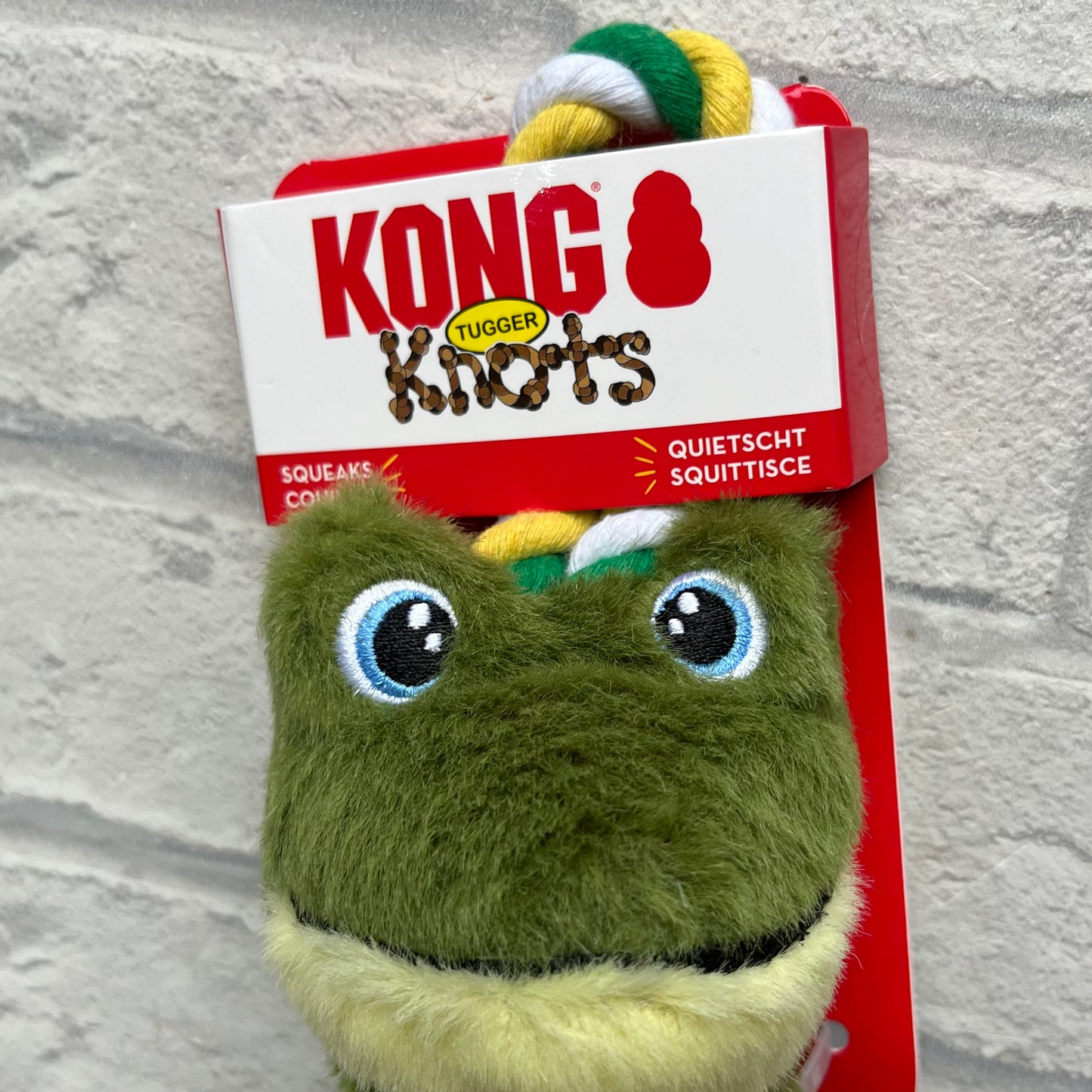 Kong Knots Tugger Frog Toy