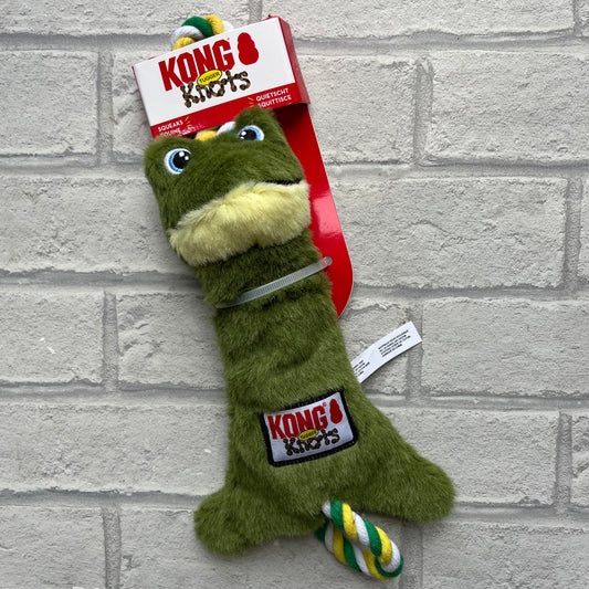 Kong Knots Tugger Frog Toy
