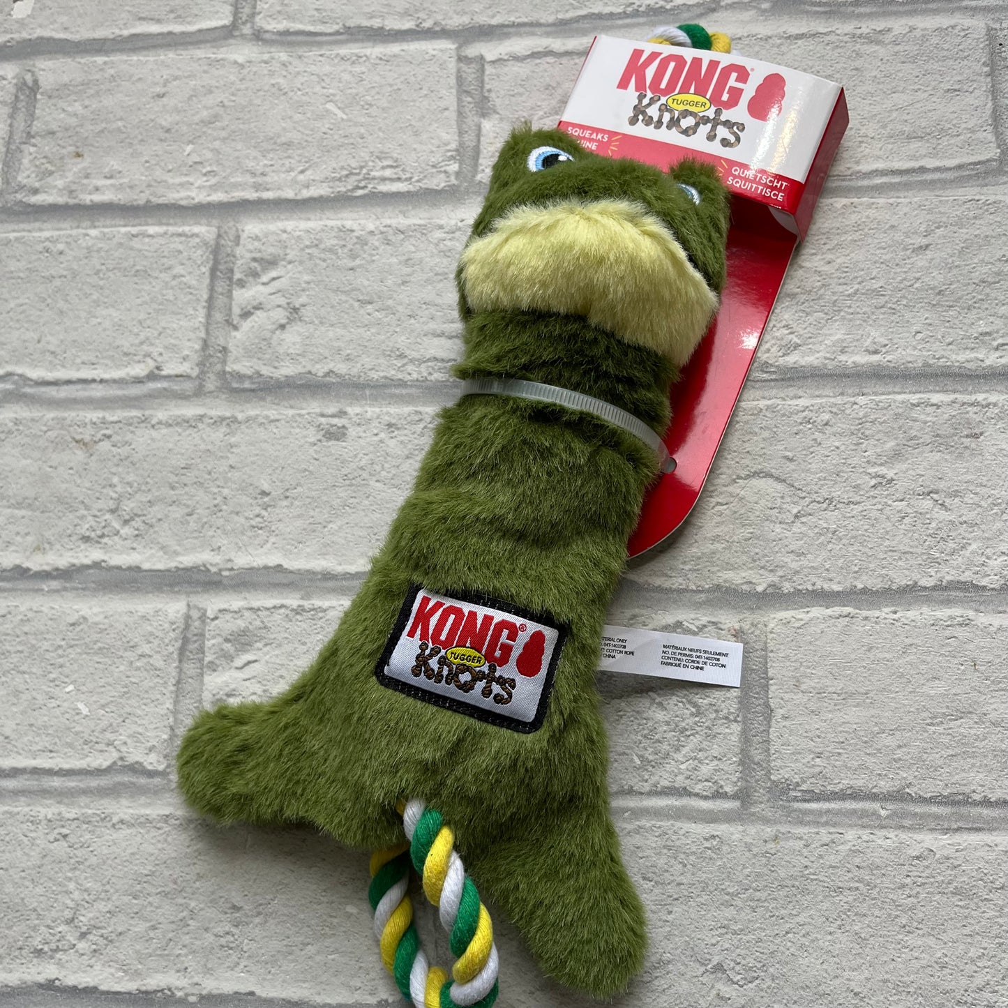 Kong Knots Tugger Frog Toy