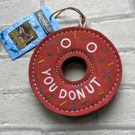 Dolly the Donut - Eco Dog Toy Green and Wilds
