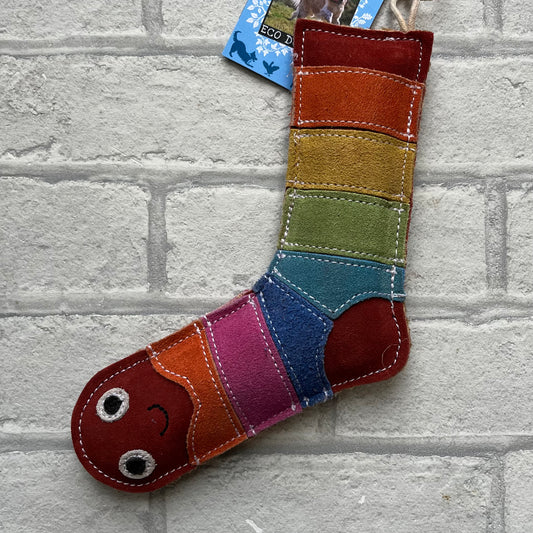Sami the Sock Eco Dog Toy - Green and Wilds