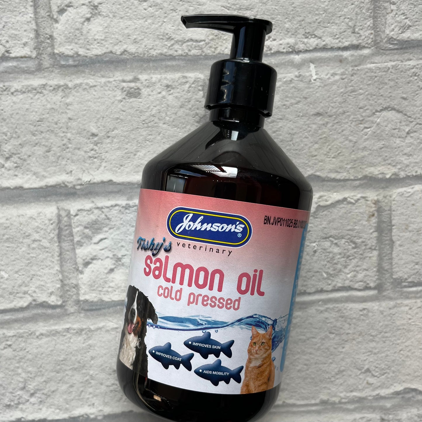 Johnsons Veterinary Salmon Oil 500ml