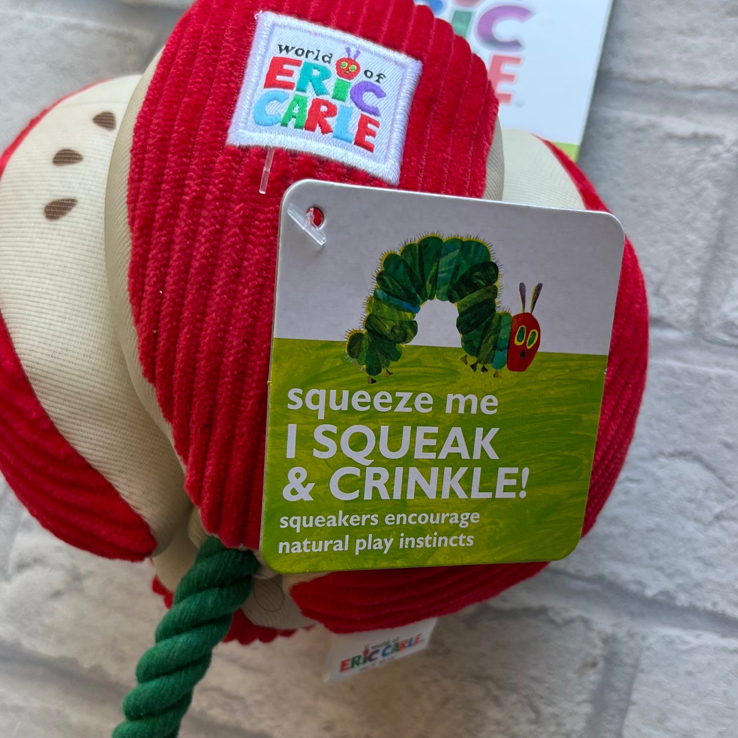 The Very Hungry Caterpillar Apple Rope Tug