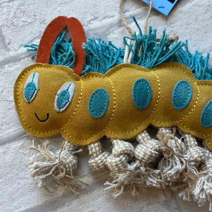 Clara the Caterpillar Eco Toy - Green and Wilds
