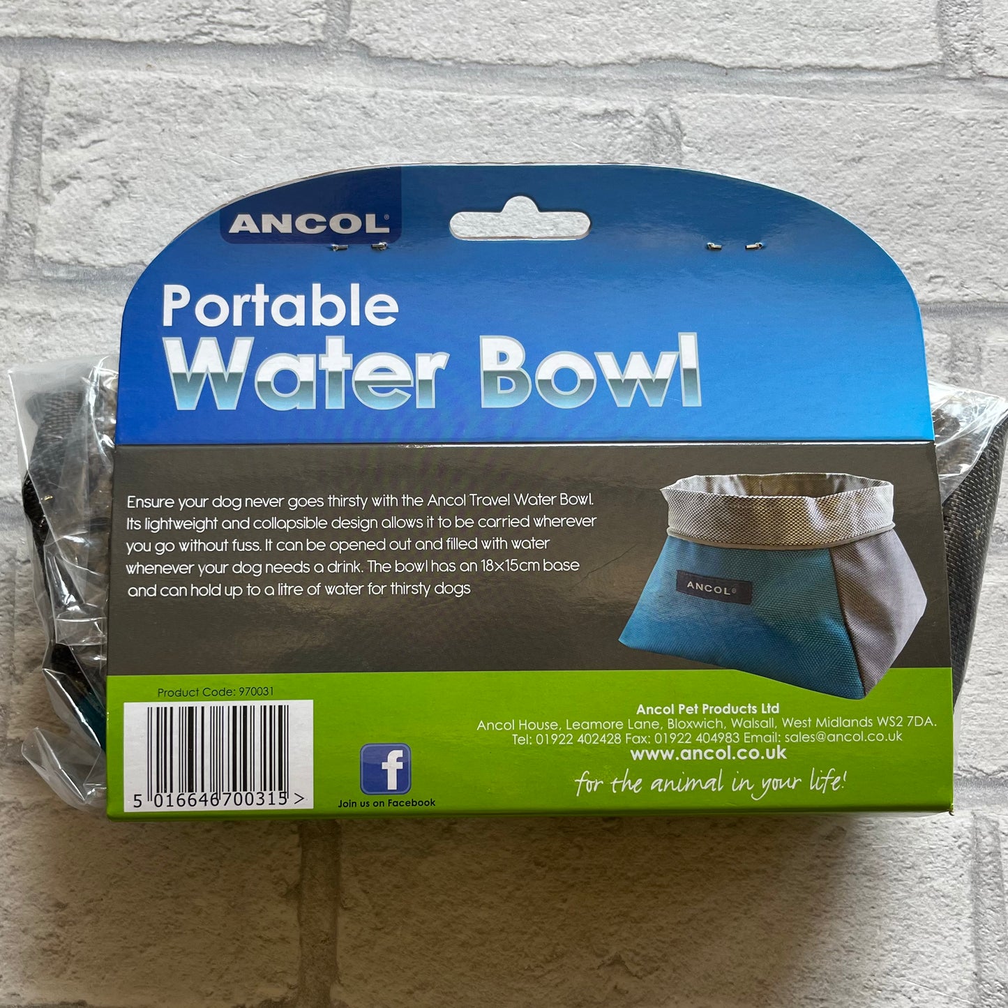 Ancol Portable Dog Water Bowl
