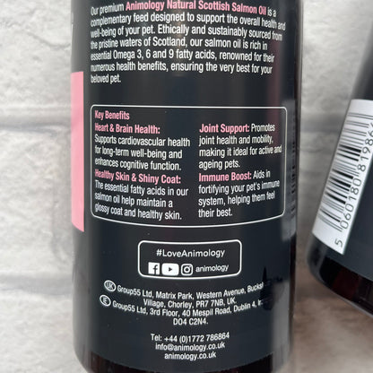 Natural Scottish Salmon Oil 500ml