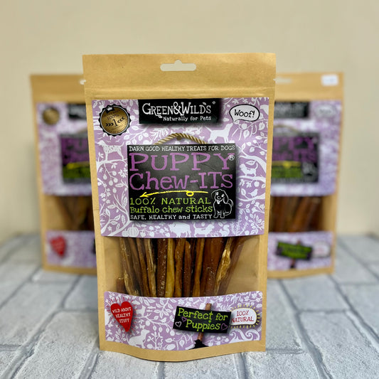 Puppy Chew-Its 80g - Green and Wilds