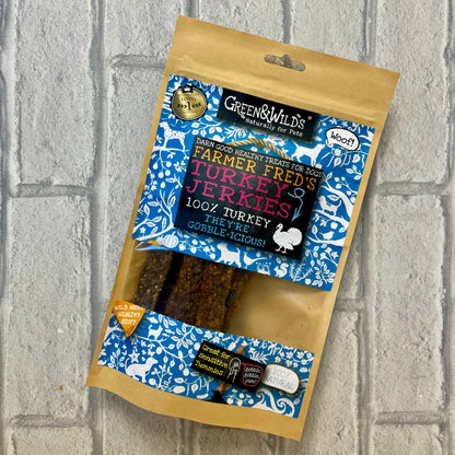 Turkey Jerkies Chews 100g - Green and Wilds