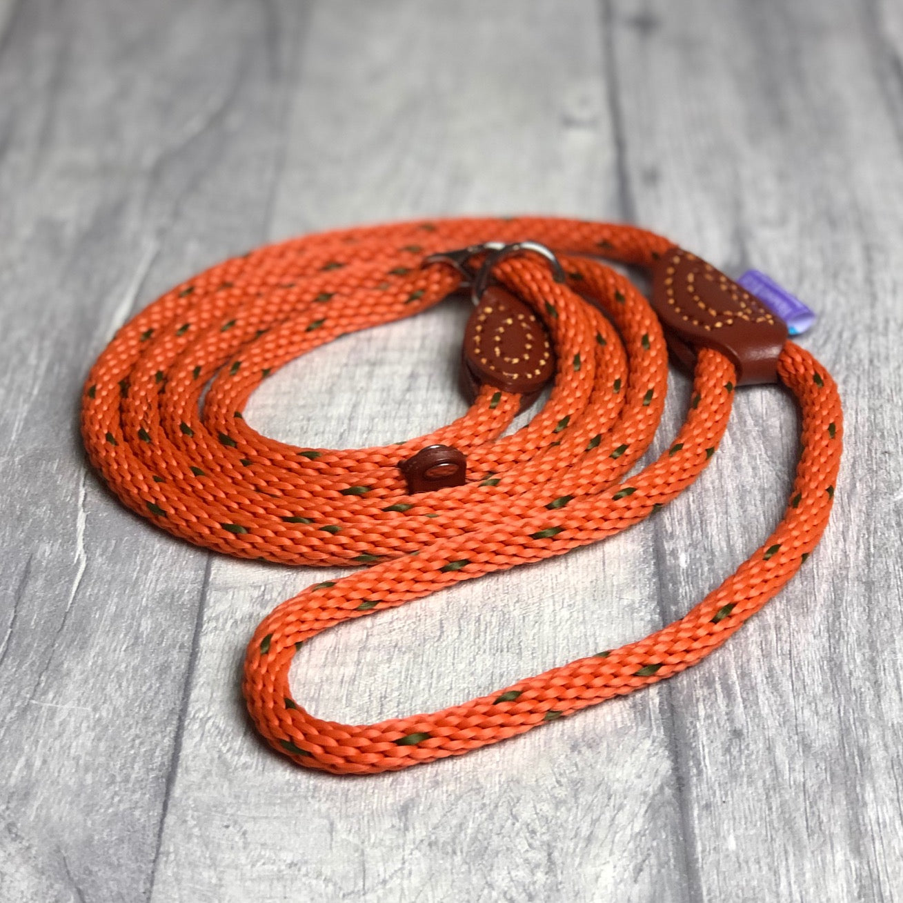 Slip Leads Soft Touch Rope Orange