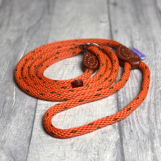 Slip Leads Soft Touch Rope Orange