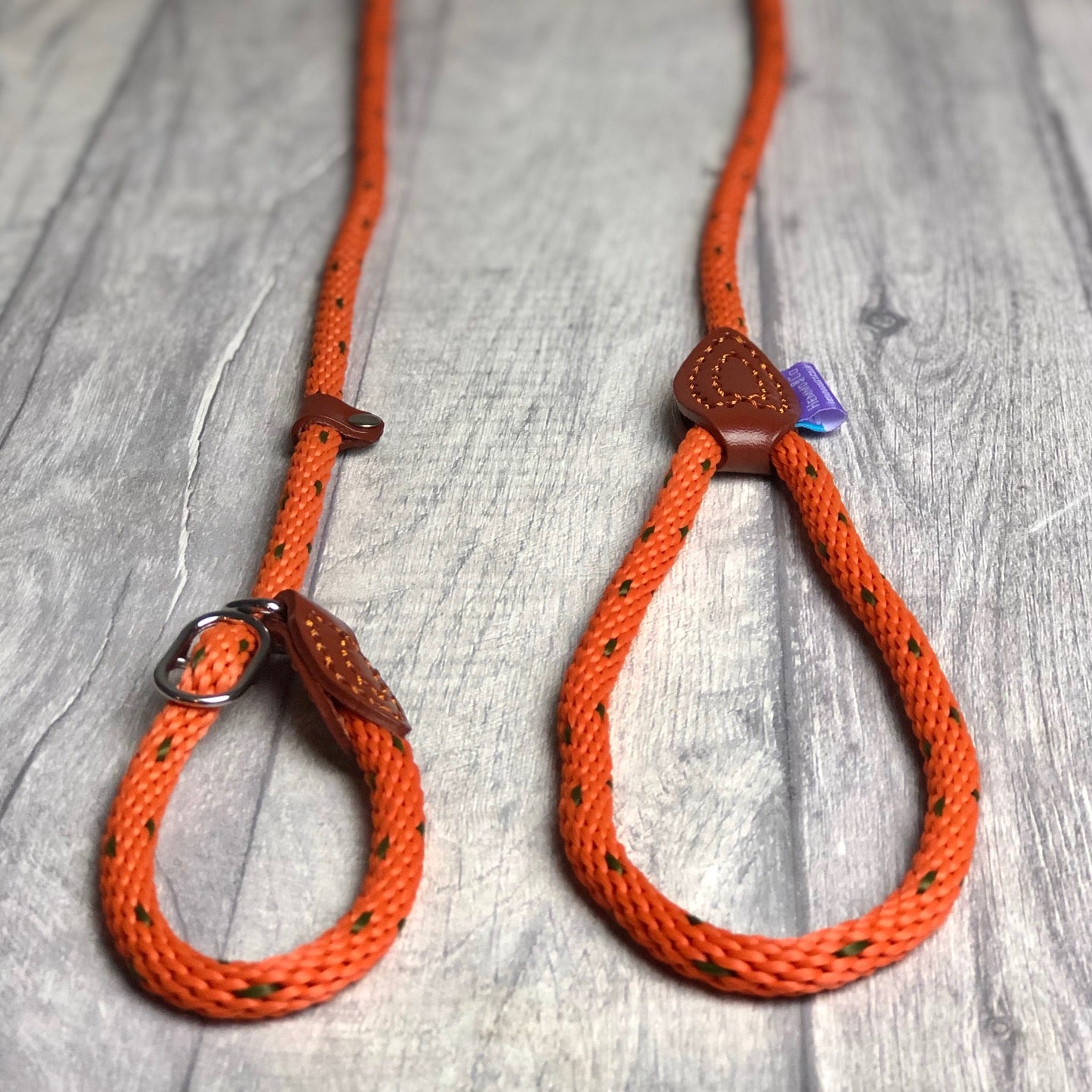 Slip Leads Soft Touch Rope Orange