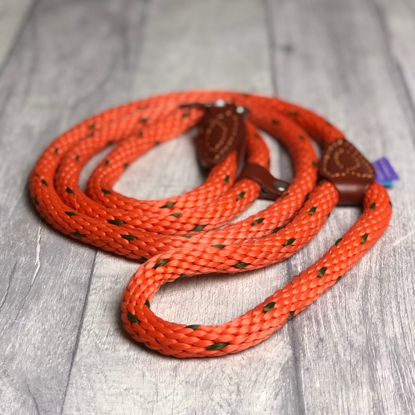 Slip Leads Soft Touch Rope Orange
