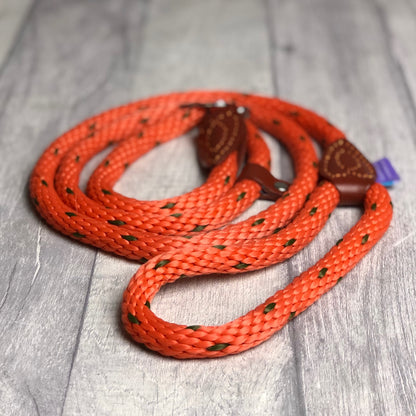 Slip Leads Soft Touch Rope Orange