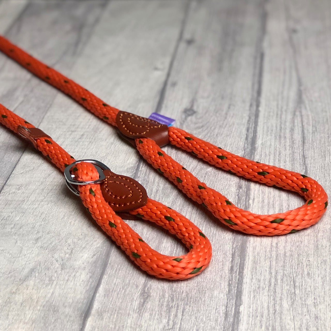 Slip Leads Soft Touch Rope Orange