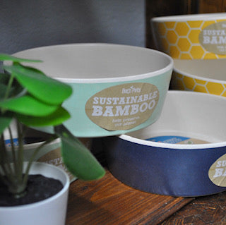 Beco Printed Bamboo Dog Bowls