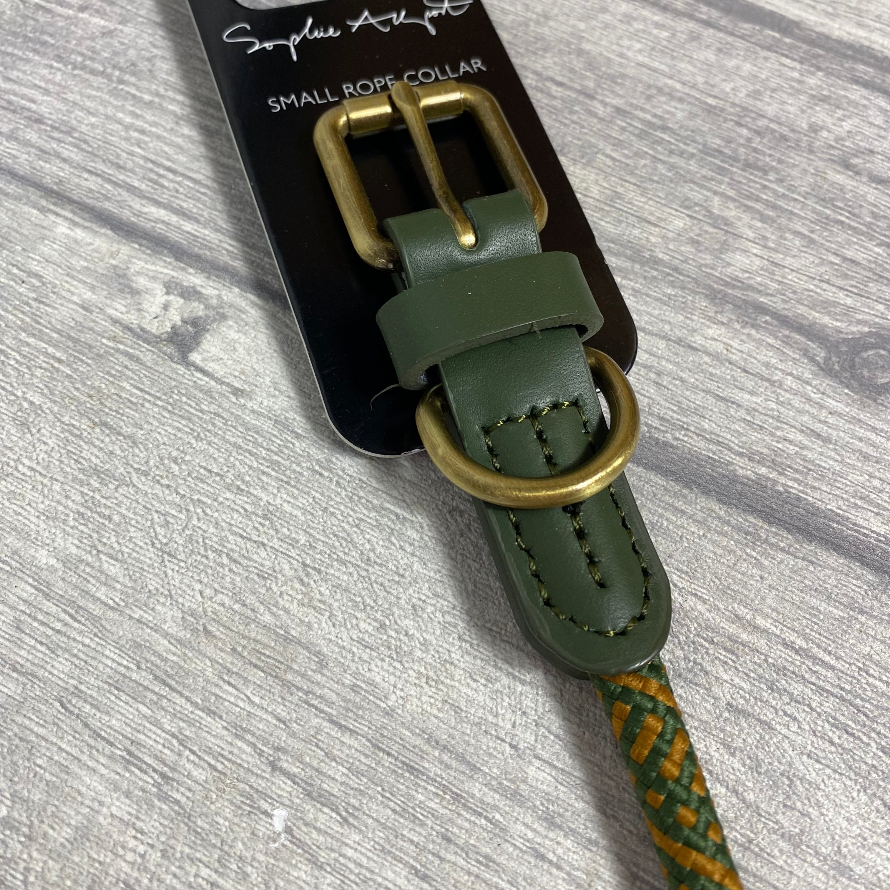 Sophie Allport  Rope Forest Green Collar