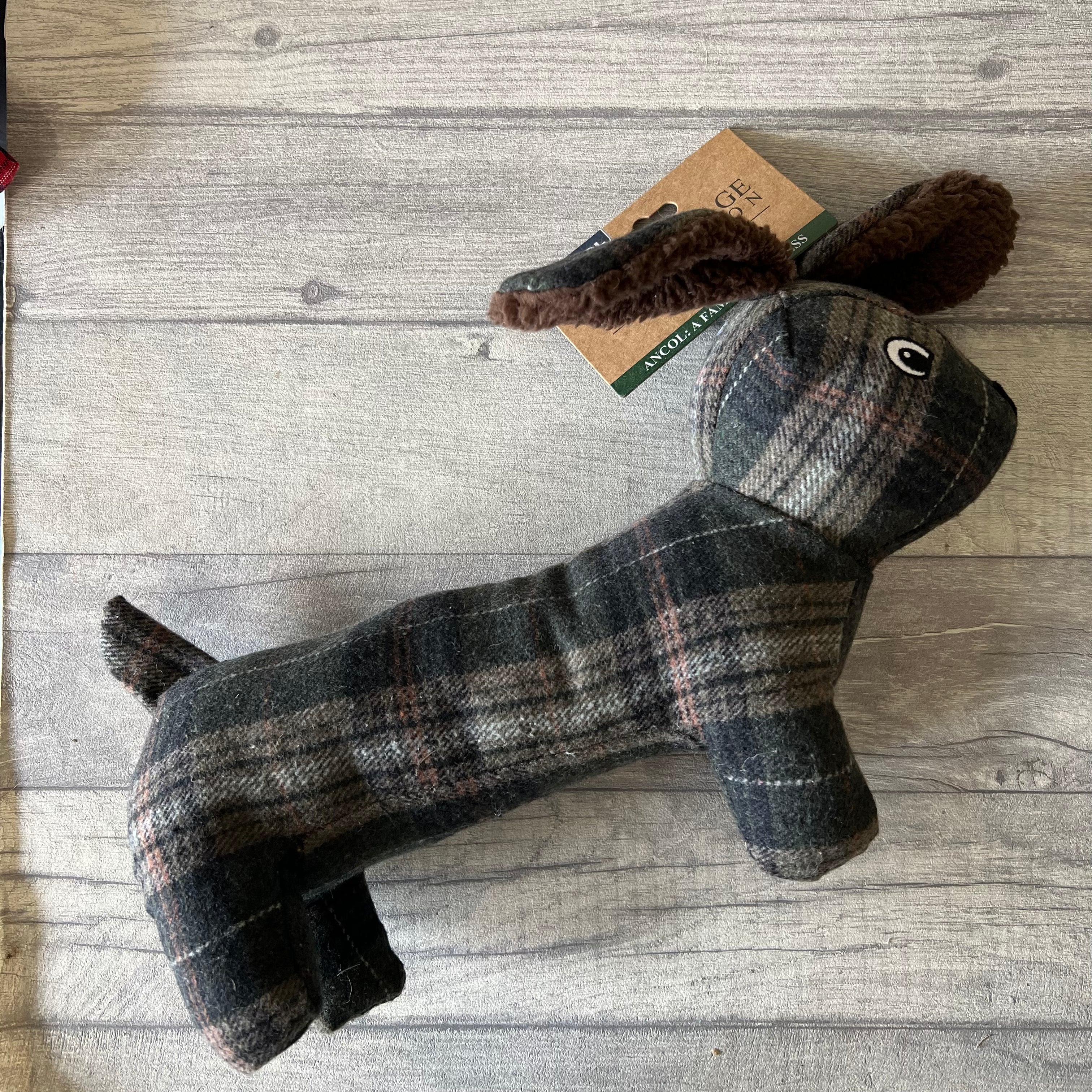 Heritage Collection Tweed Hare Dog Toy