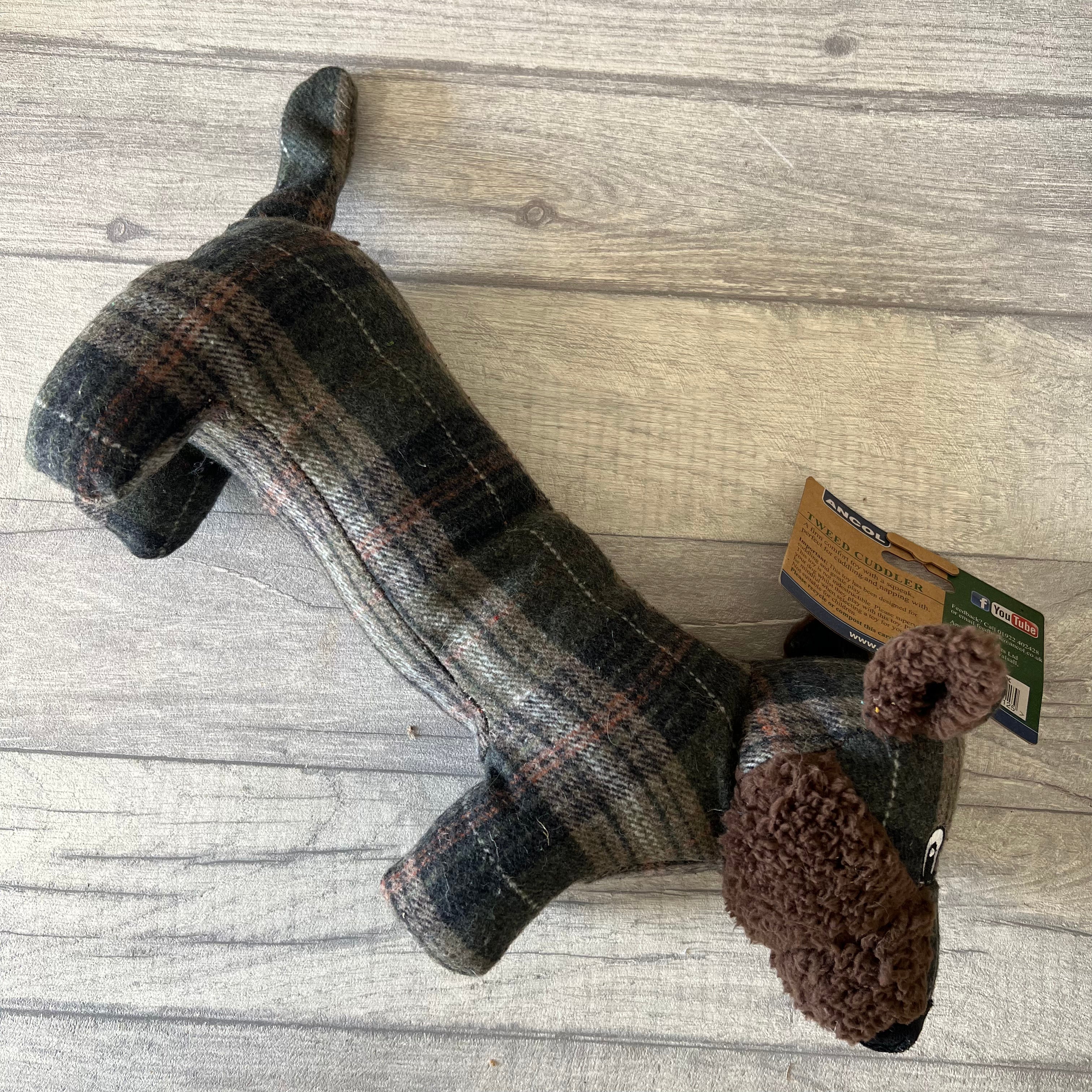 Heritage Collection Tweed Fox Dog Toy
