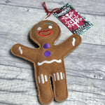 Load image into Gallery viewer, Jean Genie Gingerbread Person
