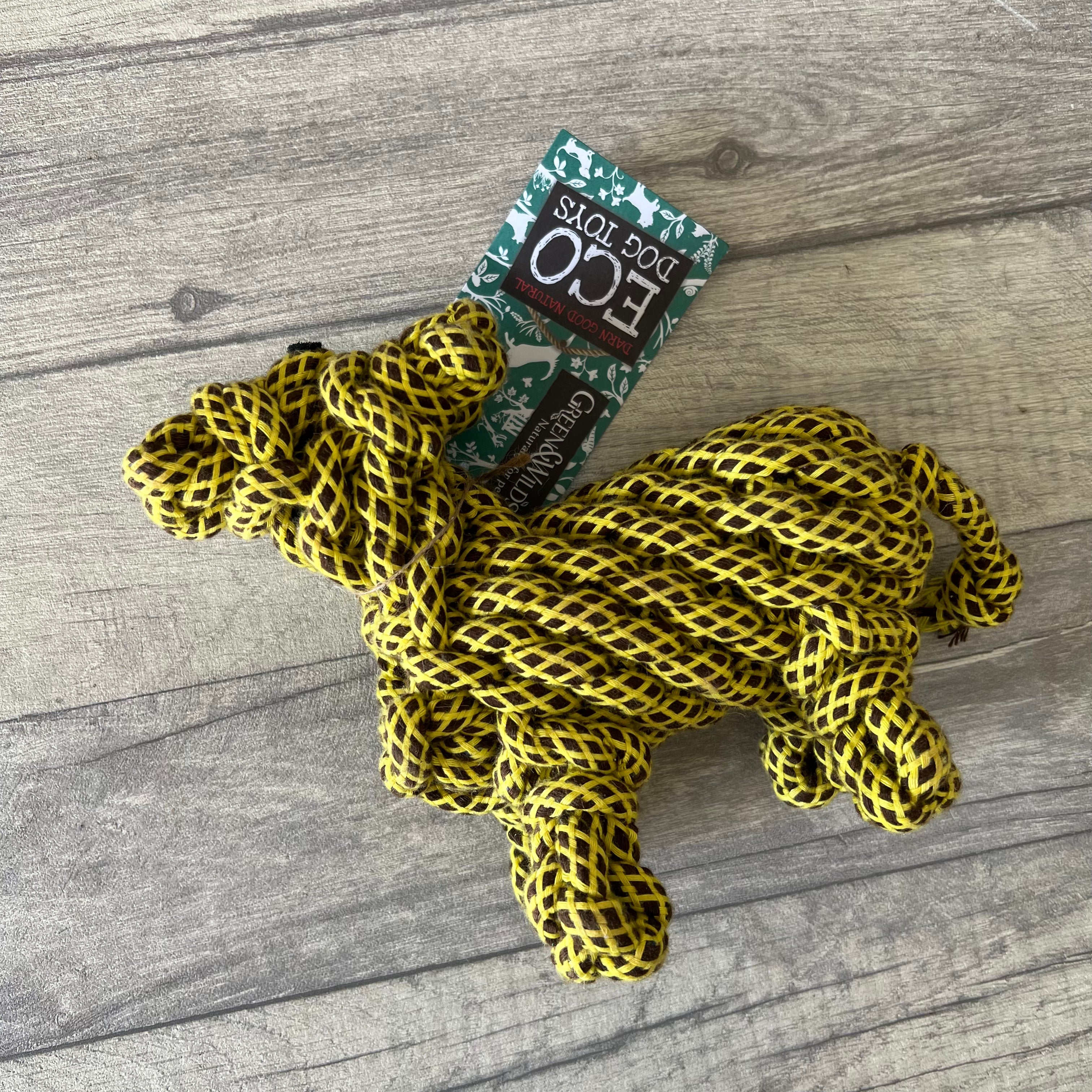 Lionel the Llama Dog Toy - Green and Wilds